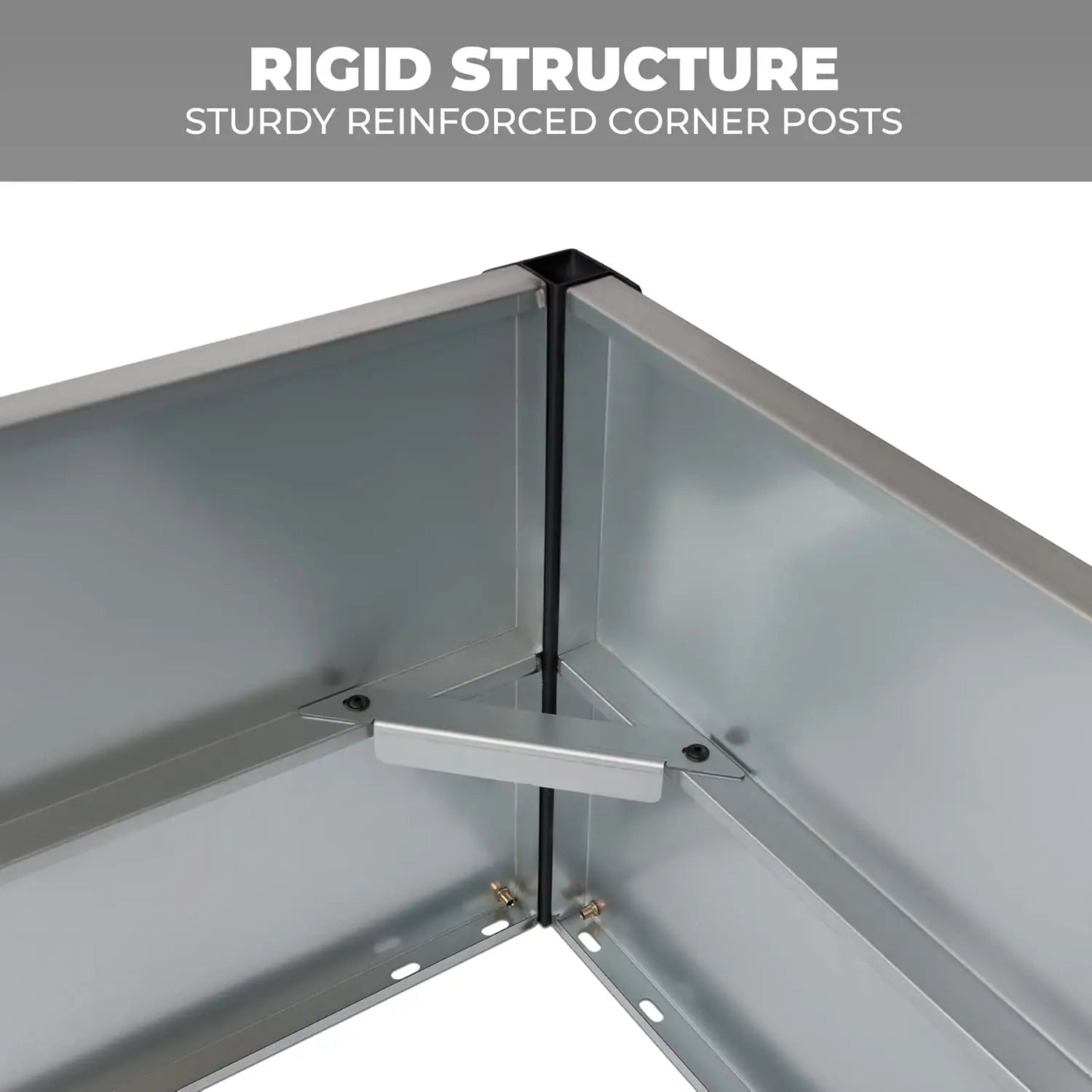 Galvanized Metal Raised Garden Bed – Outdoor Planter Box