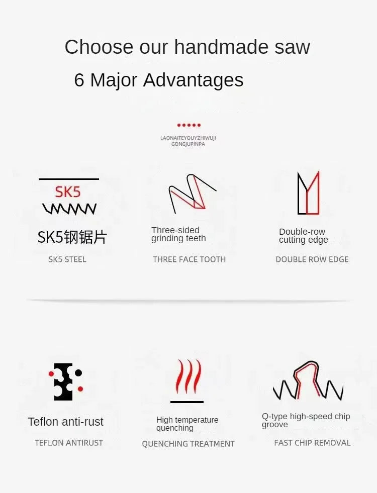 Folding Hand Saw Multifunctional Outdoor Logging Saw Woodworking Folding Portable Saw For Garden Pruner Gardening Tools Tree